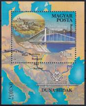 1985, Maďarsko, A176A, Dunajské mosty ✶✶