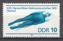 1985, NDR, 2923, Mistrovství světa v bobech, Oberhof, **