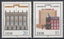 1985, NDR, 2980/2981, 175 let Humboldtovy univerzity v Berlíně, 275 let Charité, Berlín, **