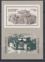 1985, NDR, A080, Znovuotevření opery v Drážďanech, **