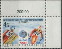 1985, Rakousko, 1801p, Mistrovství světa v severském lyžování, Seefeld ∗∗