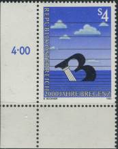 1985, Rakousko, 1805p, 2000 let města Bregenz ∗∗