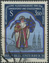 1985, Rakousko, 1808, Dolnorakouská zemská výstava "Svatý Leopold - zemský kníže a státní symbol", Klosterneuburg ⊙