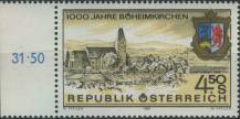 1985, Rakousko, 1812p, 1000 let Böheimkirchenu ∗∗