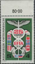 1985, Rakousko, 1813p, 25 let Evropské volné obchodní zóny (EFTA) ∗∗