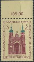 1985, Rakousko, 1815p, Diecézní výstava v Innsbrucku "Stavební mistři Gumppové" ∗∗