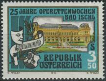 1985, Rakousko, 1820, 25 let Operetního týdne, Bad Ischl ∗∗