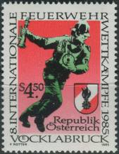1985, Rakousko, 1821, Mezinárodní požární soutěž, Vöcklabruck ∗∗