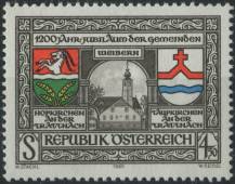 1985, Rakousko, 1824, 1200 let kostela v Trattnachu a Weibernu ∗∗