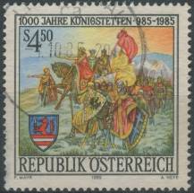 1985, Rakousko, 1825, 1000 let Königstettenu ⊙