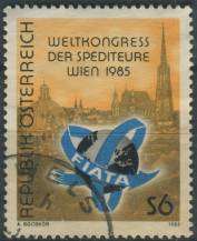 1985, Rakousko, 1828, Světový kongres dopravců (FIATA), Vídeň ⊙
