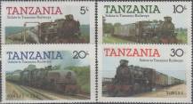 1985, Tanzanie, 0268/0271, Lokomotivy (I) ∗∗