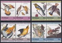 1985, Tuvalu, 0276/0283St, 200. výročí narození Johna Jamese Audubona ✶✶