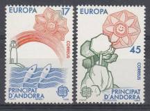 1986, Andorra (Španělská pošta), 0188/0189, EUROPA, **