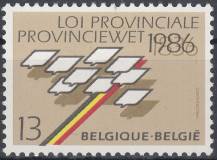 1986, Belgie, 2283, 150 let provinčních zákonů a provinčních rad, **