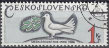 1986, ČSR II, 2730, OSN - Mezinárodní rok míru ⊙