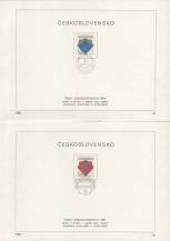 1986, ČSR II, NL04a-c/1986, Znaky československých měst