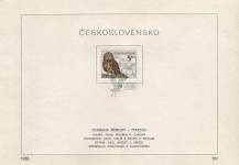 1986, ČSR II, NL19a-c/1986, Ochrana přírody - Ptactvo