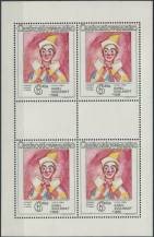 1986, ČSR II, PL2771, Cirkusy a varieté: K. Svolinský - Klaun ∗∗