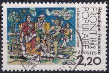 1986, Francie, 2526, 50. výročí vytvoření vlády "Lidové fronty" ⊙