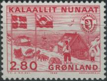 1986, Grónsko, 0163, Vlastní poštovní svrchovanost Grónska od 1.1.1986 ∗∗