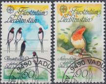 1986, Lichtenštejnsko, 0893/0894, EUROPA: Ochrana přírody a životního prostředí ⊙