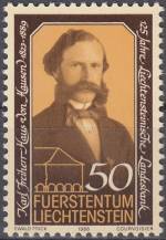 1986, Lichtenštejnsko, 0902, 125 let Lichtenštejnské Zemské banky ∗∗