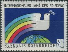 1986, Rakousko, 1837, Mezinárodní rok míru ∗∗