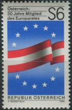 1986, Rakousko, 1842, 30 let rakouského přijetí do Rady Evropy ∗∗