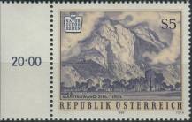 1986, Rakousko, 1851p, Přírodní krásy v Rakousku (III) ∗∗
