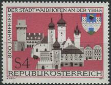 1986, Rakousko, 1852, 800 let města Waidhofenu an der Ybbs ∗∗