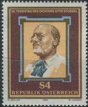 1986, Rakousko, 1860, 50. výročí úmrtí Otto Stoessla ∗∗