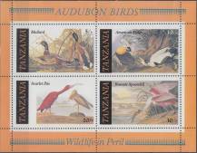 1986, Tanzanie, A055, 200. výročí narození Johna Jamese Audubona ∗∗