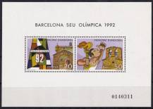 1987, Andorra (španělská pošta), A02, Letní olympijské hry 1992, Barcelona (I) ✶✶