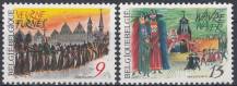 1987, Belgie, 2301/2302, Folklor, **