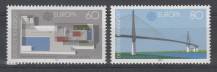 1987, Bundes, 1321/1322, EUROPA - Moderní architektura, **