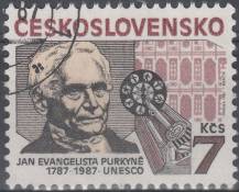 1987, ČSR II, 2811, 200. výročí narození J. E. Purkyně ⊙