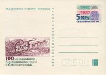 1987, ČSR II, CDV207, 100. výropčí národního filatelistického hnutí v Československu (∗)
