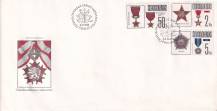 1987, ČSR II, FDC03A/87,  Československá státní vyznamenání