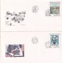 1987, ČSR II, FDC18A-E/87, Umění