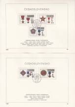 1987, ČSR II, NL03a+b/1987, Československá státní vyznamenání