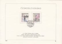 1987, ČSR II, NL10/1987, 45. výročí zničení Lidic a Ležáků