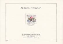 1987, ČSR II, NL13/1987, 40. výročí Památníku Terezín 