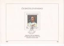 1987, ČSR II, NL18e/1987, Umění: J. Trnka - Vlastní podobizna