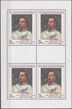 1987, ČSR II, PL2822, Umění: J. Trnka - Vlastní podobizna ✶✶