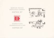 1987, ČSR II, PT18, Světová výstava pošt. známek HAFNIA 87