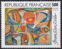 1987, Francie, 2605, Současné umění ✶✶