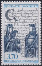 1987, Francie, 2635, 1400. výročí Smlouvy z Andelot ✶✶