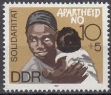 1987, NDR, 3105, Mezinárodní solidarita: Boj proti Apartheidu, **