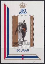 1987, Nizozemské Antily, A31, Zlatá svatba princezny Juliany a prince Bernarda ✶✶